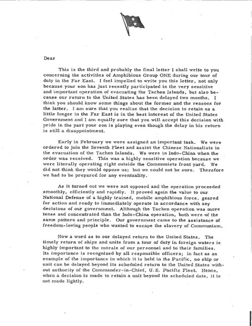 Letter page 1